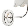 Dar Lighting Dar - Navarro Rechargeable Wall Light Polished Nickel Bracket Only LED