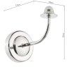 Dar Lighting Dar - Navarro Rechargeable Wall Light Polished Nickel Bracket Only LED