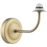 Dar Lighting Dar - Navarro Rechargeable Wall Light Matt Antique Brass Bracket Only LED
