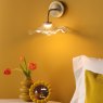 Dar Lighting Dar - Navarro Rechargeable Wall Light Matt Antique Brass Bracket Only LED