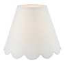 Dar Lighting Dar - Nerita Ivory Linen Tapered drum Shade 30cm
