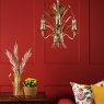 Dar Lighting Dar - Phaedra 3 Light Pendant Gold