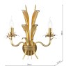 Dar Lighting Dar - Phaedra 2 Light Wall Light Gold