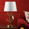 Dar Lighting Dar - Phaedra Table Lamp Gold With Shade