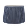 Laura Ashley Laura Ashley - Hemsley Pleated Silk Empire Drum Shade Midnight Blue 30cm/12 inch