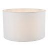Dar Lighting Dar - Pyramid White Linen Drum Shade 40cm