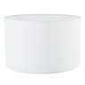 Dar Lighting Dar - Pyramid White Linen Drum Shade 40cm