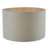 Dar Lighting Dar - Pyramid Grey Linen Drum Shade 40cm