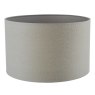 Dar Lighting Dar - Pyramid Grey Linen Drum Shade 40cm