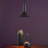 Dar Lighting Dar - Ragnar Pendant/Wall Light Satin Black