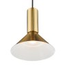 Dar Lighting Dar - Ragnar Pendant/Wall Light Natural Brass