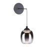 Dar Lighting Dar - Ramona Pendant/Wall Light Matt Black Ombre Glass LED