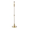 Dar Lighting Dar - Sylvester Floor Lamp Antique Brass and Glass Base Only