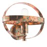 Dar Lighting Dar - Symbol Wall Light Mottled Copper