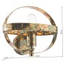 Dar Lighting Dar - Symbol Wall Light Mottled Copper