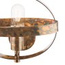 Dar Lighting Dar - Symbol Wall Light Mottled Copper