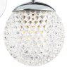 Dar Lighting Dar - Teva Wall Light Polished Chrome and Faceted Acrylic IP44