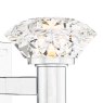 Dar Lighting Dar - Tiana 2 Light Wall Light Polished Chrome and Faceted Acrylic
