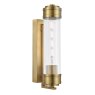 Dar Lighting Dar - Tommaso Bathroom Wall Light Antique Bronze and Ribbed Glass IP44