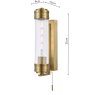 Dar Lighting Dar - Tommaso Bathroom Wall Light Antique Bronze and Ribbed Glass IP44