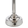 Dar Lighting Dar - Virgil Rechargeable Table Lamp Polished Nickel Base Only LED
