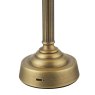 Dar Lighting Dar - Virgil Rechargeable Table Lamp Matt Antique Brass Base Only LED