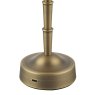 Dar Lighting Dar - Wyman Rechargeable Table Lamp Matt Antique Brass Base Only LED