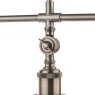 Laura Ashley Lighting Laura Ashley - Isaac 3lt Bar Pendant Satin Nickel Glass