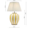 Dar Lighting Dar - Circus Table Lamp Yellow and White With Shade