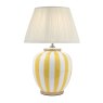 Dar Lighting Dar - Circus Table Lamp Yellow and White With Shade