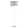 Laura Ashley Laura Ashley - Marlowe Swing Arm Floor Lamp Polished Nickel With Shade