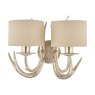 Laura Ashley Laura Ashley - Mulroy Antler 2lt Wall Light Champagne With Shades