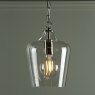 Laura Ashley Laura Ashley - Ockley Pendant Polished Chrome Glass
