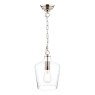 Laura Ashley Laura Ashley - Ockley Pendant Polished Chrome Glass