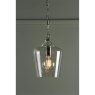 Laura Ashley Laura Ashley - Ockley Pendant Polished Chrome Glass