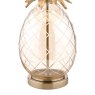 Laura Ashley Laura Ashley - Pineapple Large Table Lamp Champagne Cut Glass With Shade