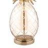 Laura Ashley Laura Ashley - Pineapple Large Table Lamp Champagne Cut Glass With Shade