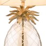 Laura Ashley Lighting Laura Ashley - Pineapple Large Table Lamp Champagne Cut Glass With Shade
