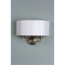 Laura Ashley Laura Ashley - Sorrento 2lt Wall Light Antique Brass With Ivory Shade