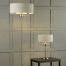 Laura Ashley Laura Ashley - Sorrento 3 Light Floor Lamp Matt Black and Natural With Shade