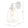 Laura Ashley Laura Ashley - Ainsworth Outdoor Wall (Light Matt Cream Glass IP44)