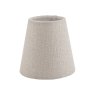 Laura Ashley Laura Ashley - Bacall Linen Empire Drum Shade Silver (5 inch)