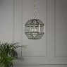 Laura Ashley Laura Ashley - Blackwell Pendant Antique Brass Glass