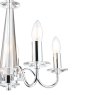Laura Ashley Laura Ashley - Blake 5lt Chandelier Cut Glass Polished Chrome