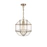 Laura Ashley Laura Ashley - Clayton Pendant Antique Brass Glass
