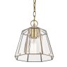 Laura Ashley Laura Ashley - Clayton Pendant Antique Brass Glass