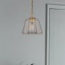Laura Ashley Laura Ashley - Clayton Pendant Antique Brass Glass