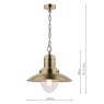 Laura Ashley Laura Ashley - Corbridge Pendant Antique Brass