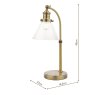 Laura Ashley Laura Ashley - Elliot Table Lamp (Antique Brass With Shade)