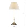 Laura Ashley Laura Ashley - Elliot Table Lamp (Antique Brass With Shade)